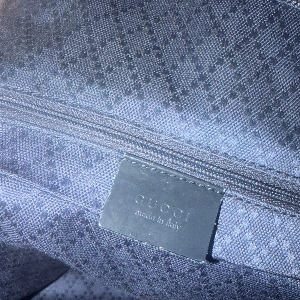 Gucci Diamante, sack Leather-Trimmed Satchel with branded dust bag - Picture 9 of 14